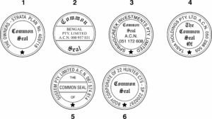 COMMON SEAL FOLDING SELF INKING